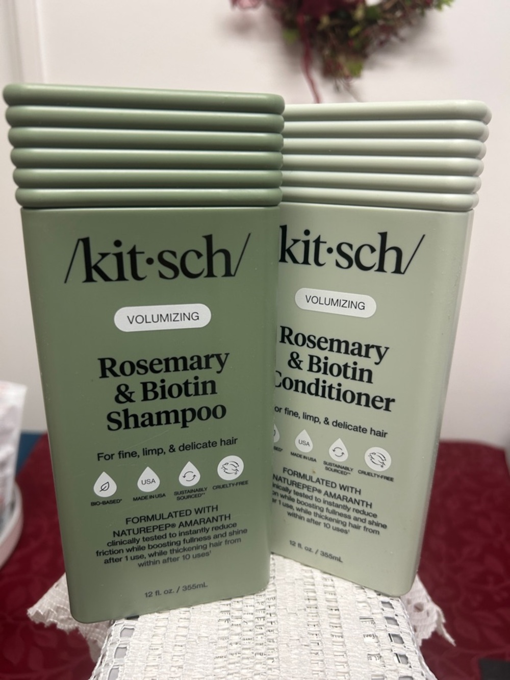Kitsch Rosemary & Biotin Shampoo & Conditioner Duo